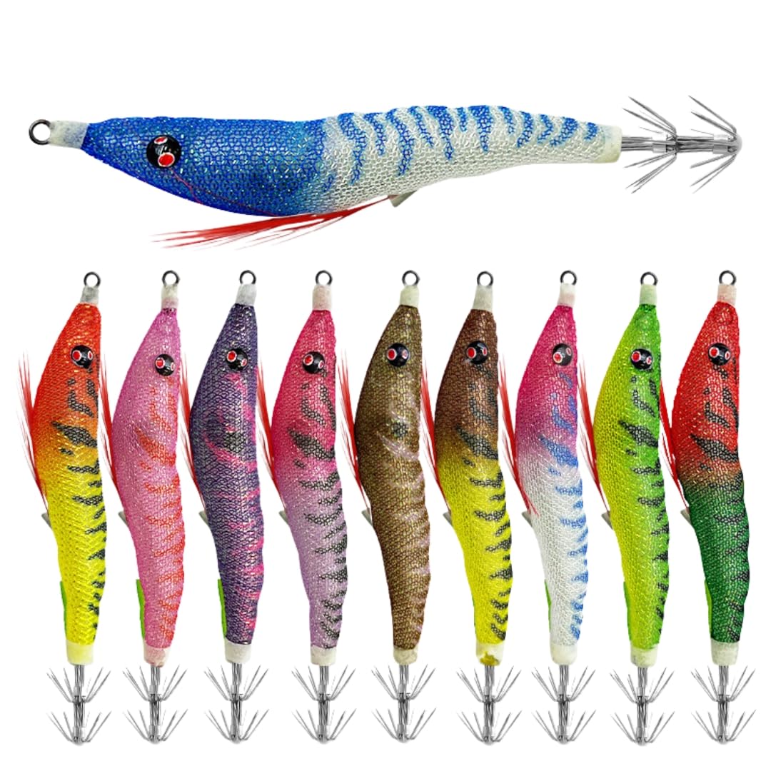 

Eging Squid Fishing Ikametal Sutte Lure Shrimp Metal Fishing Tackle Floating Sutte Bigfin Reef Squid [Product]