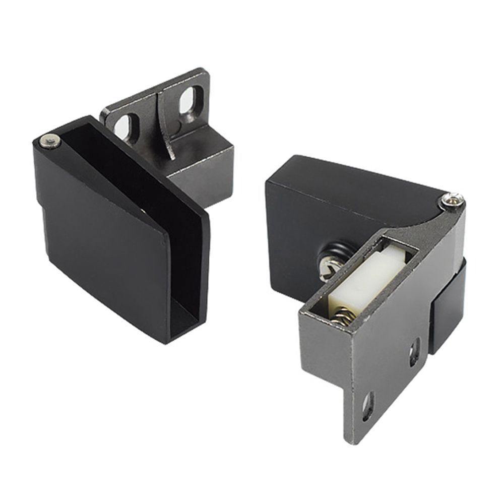 Self-closing Glass Door Hinge Zinc Alloy Cabinet Door Hinge New Frameless Clamp  Wardrobe Cupboard