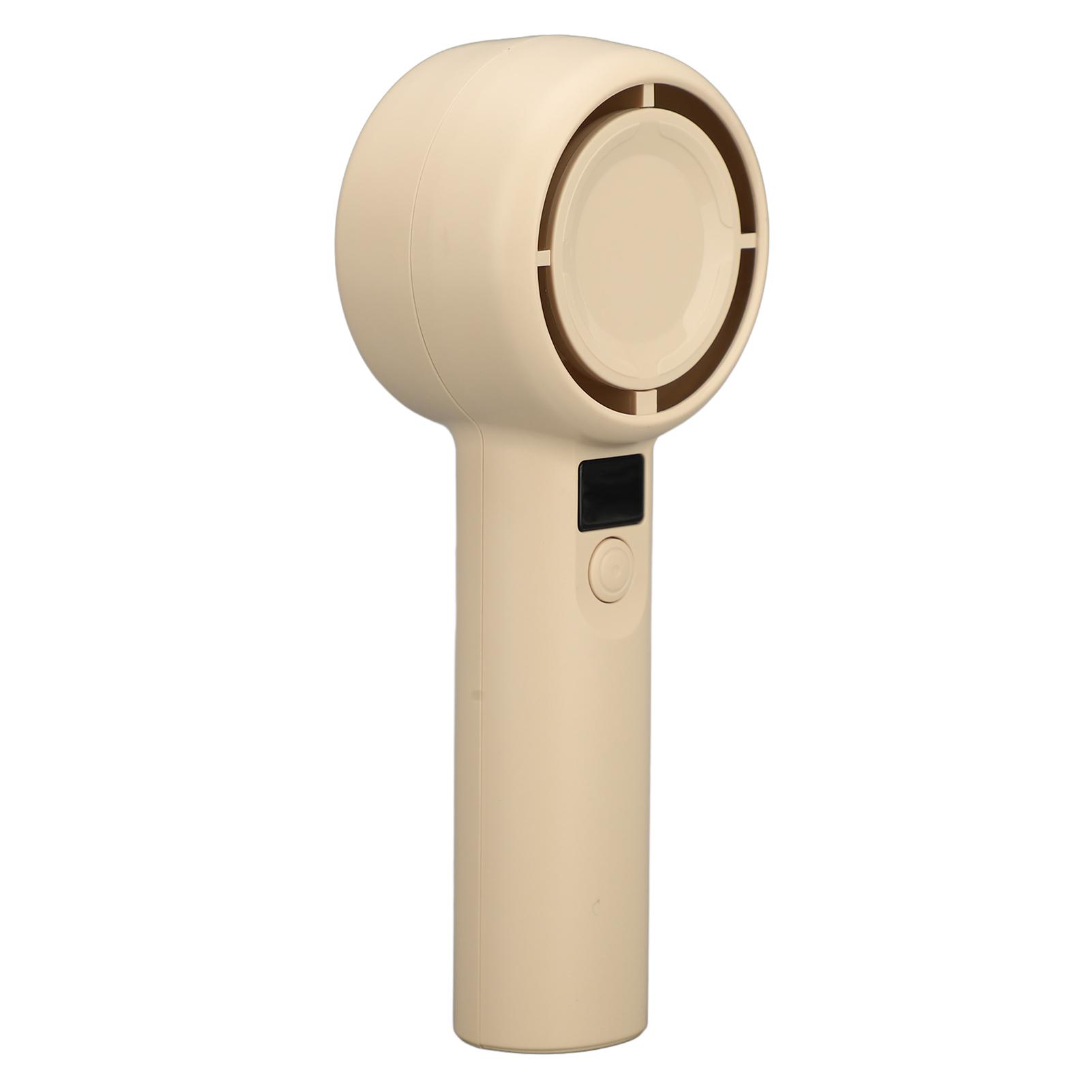 

Handheld Portable Turbo Fan 1200mAh USB Rechargeable Battery Operated Mini Digital 4H Cooling Time