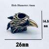 Handmade Eagle Head Octopus Head Charms Bracelet Lanyard Pendant  EDC Outdoor Tool