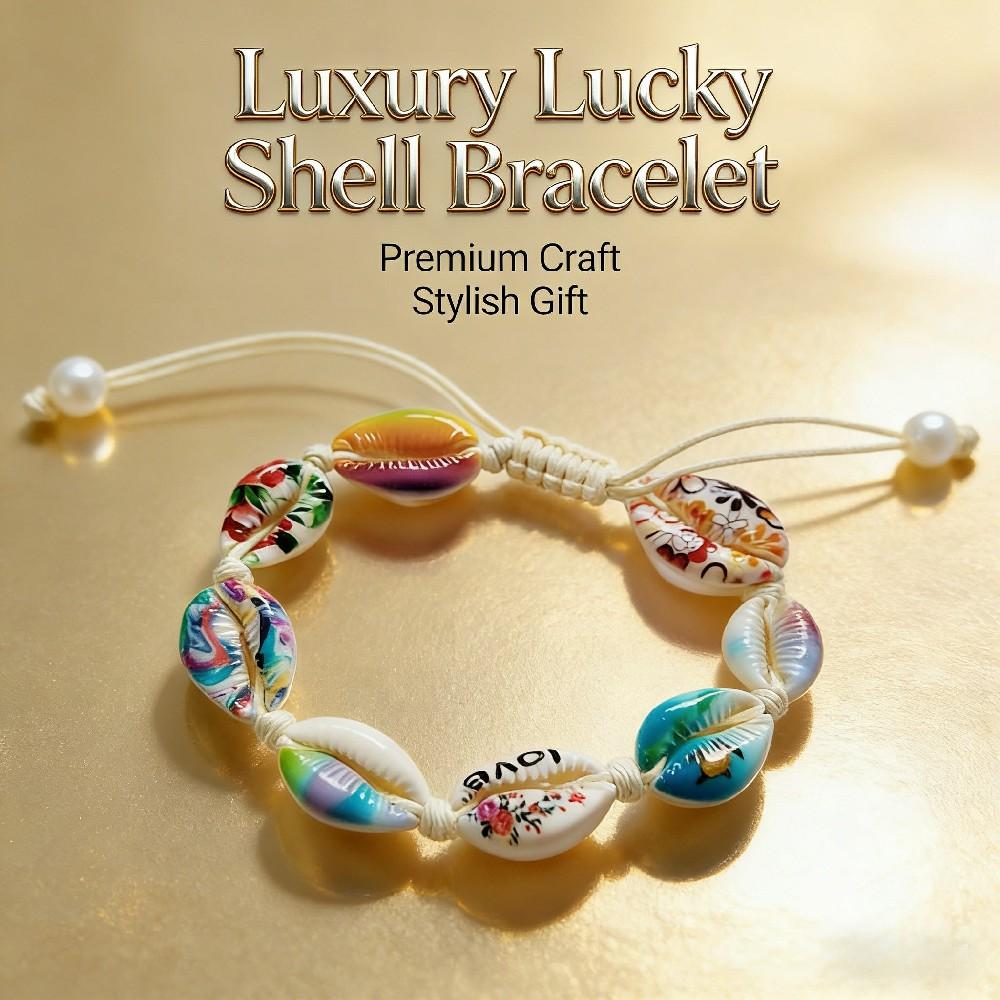 DIY Natural Bracelet Accessories Colorful Rope Colorful Shell Bracelet Adjustable Length Women's Summer Fashion Beach