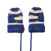 MIKIHOUSE HOT BISCUITS Navy for Boys and Ages Size S Mittens, Blue, Girls, Baby, Kids, 1-3, (Product Code 73-7601-453)