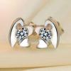 Fashionable Heart Stud Earrings for Women - Korean Style Simple Heart Sweet Luxury Jewelry