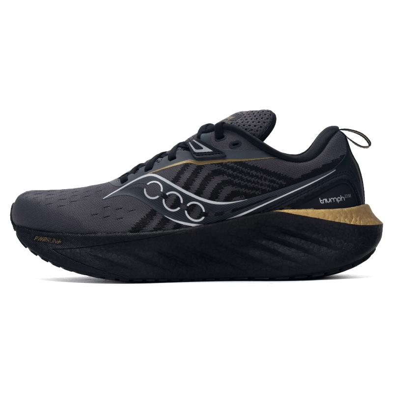 SAUCONY Triumph 22 SE Comfortable Durable Breathable Low-Top Casual Training Long-Distance Running Shoes Unisex Sneaker Black S20986-501