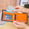 Men's wallet is popular, the new Japanese carbon fiber wallet is ultra-thin short wallet.