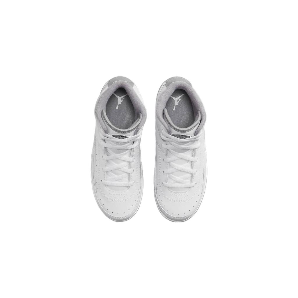 Air Jordan 2 Retro PS White Cement Kids Sneakers Sail Black Cement-Grey DQ8564-100