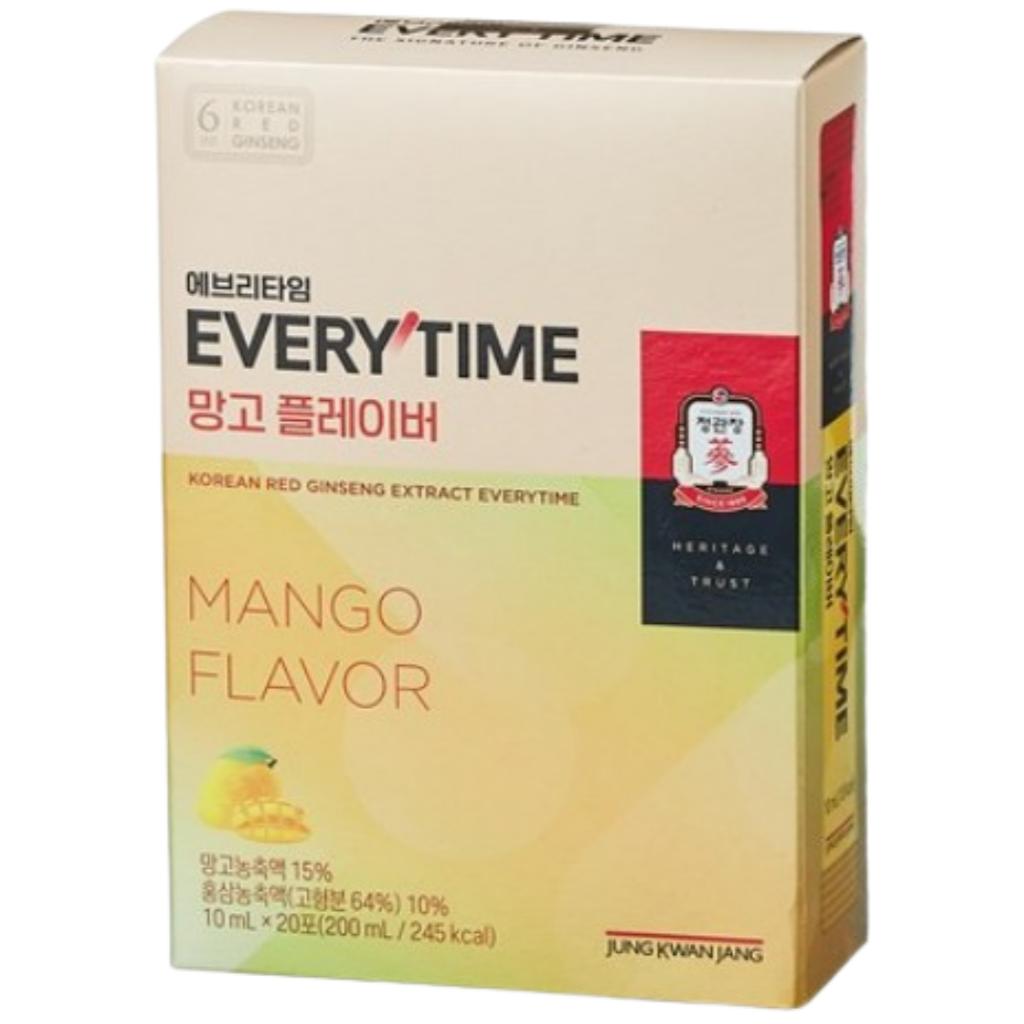 [JUNG KWAN JANG] Every Time Mango Flavor 200ml(10mlx20P)/Korean Red Ginseng Extract Everytime