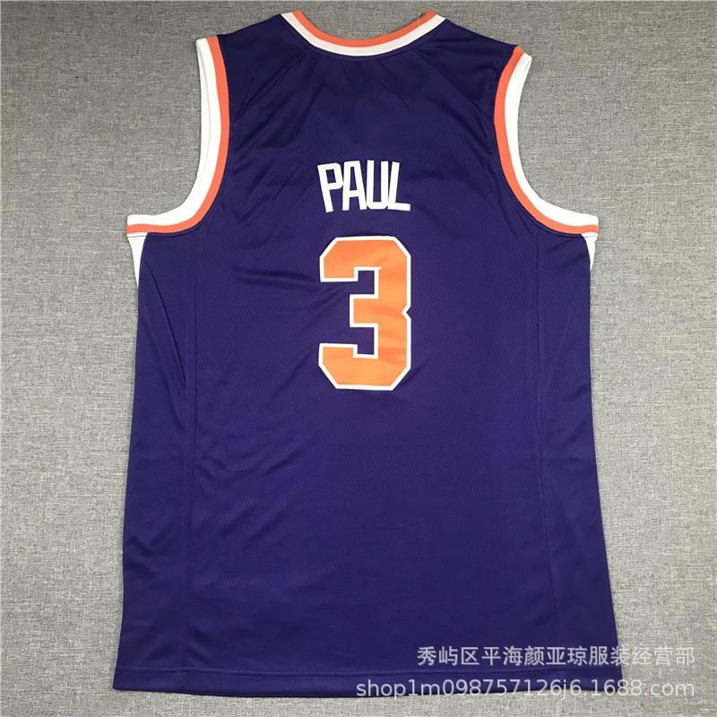 Embroidered Phoenix Suns Basketball Jersey Men Women Custom Name Number Sportswear Breathable Performance Tee