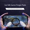 Mobile Phone Gaming Fingertip Gloves Sweat-Proof Finger Cover Game Non-slip Glass Silver FibreTouch Fingertip Sleeves