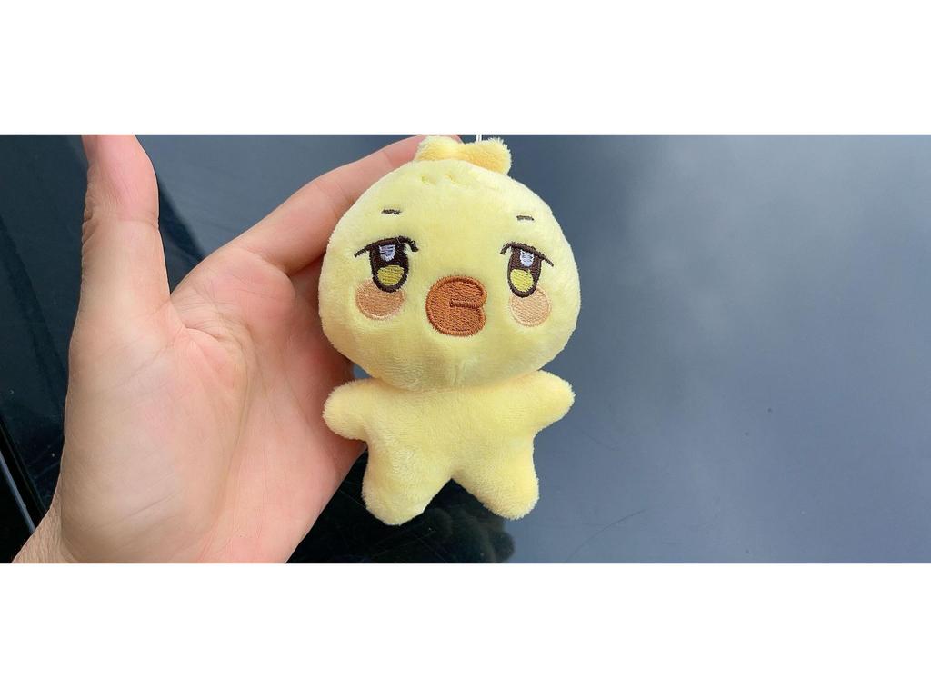 ATEEZ Flash Keychain Featuring Choi San, Jung Yunho, and Kang Yeosang ANITEEZ Doll Figure Pendant.