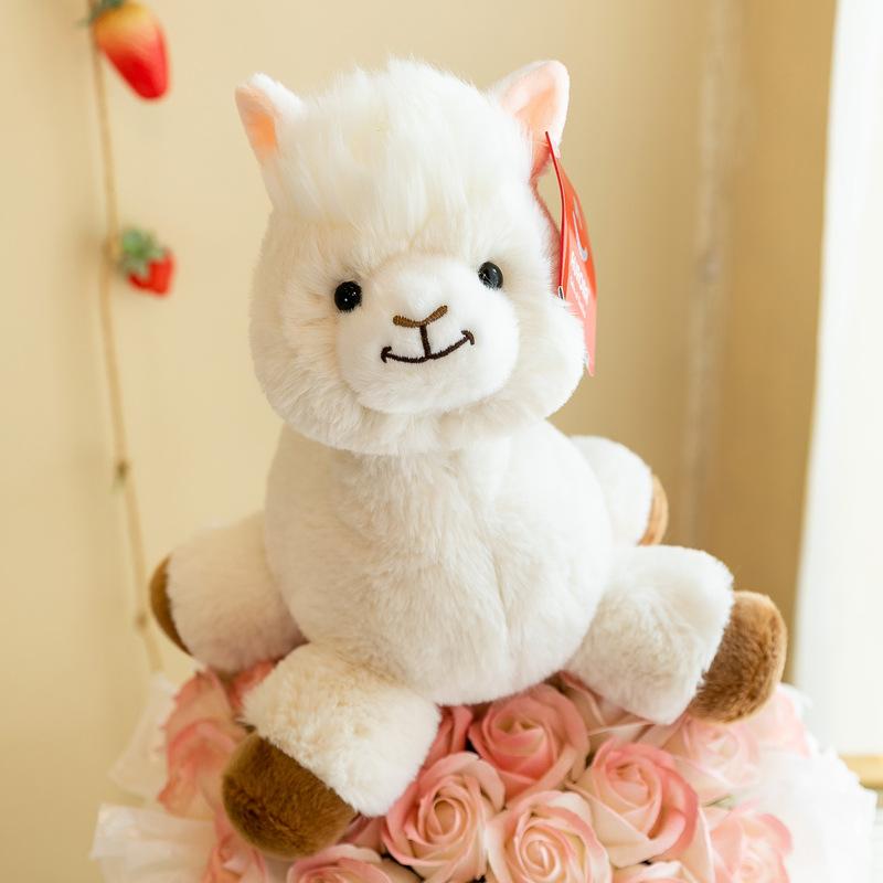 Super Cute Alpaca Doll Creative Home Ornament Doll Soothing Pillow Children's Holiday Gift Grab Machine