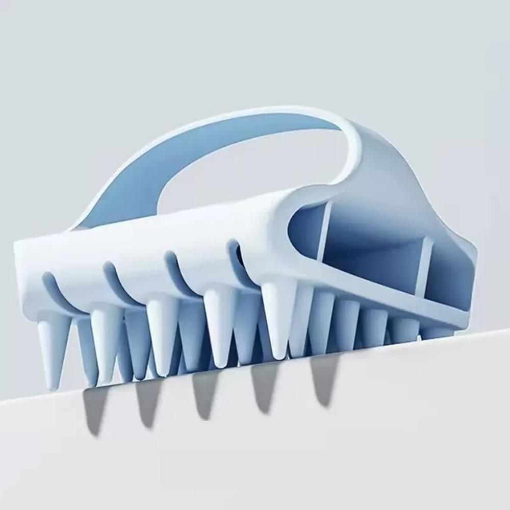 Scalp massader, a scalp cleaner with soft silicone bristles, is used for hair growth and dandruff removal. The shampoo brush is