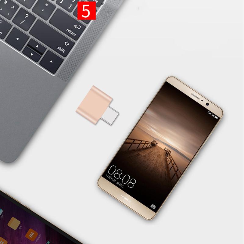 Adaptateur OTG Connecteur Adaptateur Universel Type C vers USB 2.0 Mâle C vers Femelle A Câble Adaptateur OTG USB 2.0 USB C Pour Xiaomi Huawei Ordinateur Portable PC