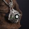Retro Costume Incense Ball Balls Wrapped In Floral Pattern Hollow Wool Necklace Pendant for Women Versatile