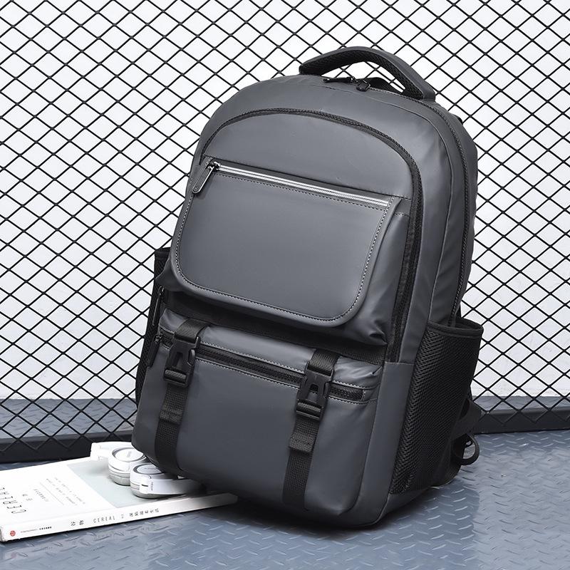 Computer Bag Multi-functional Backpack for Men Business Simple Large Capacity Commuting Atmospheric Nylon Backpack
