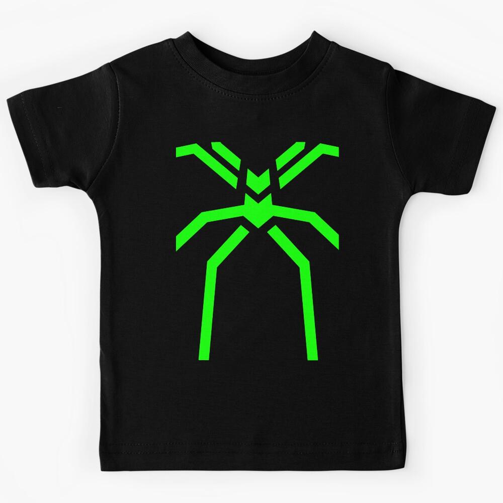 Stealth Spider Green Kids T-Shirt 150