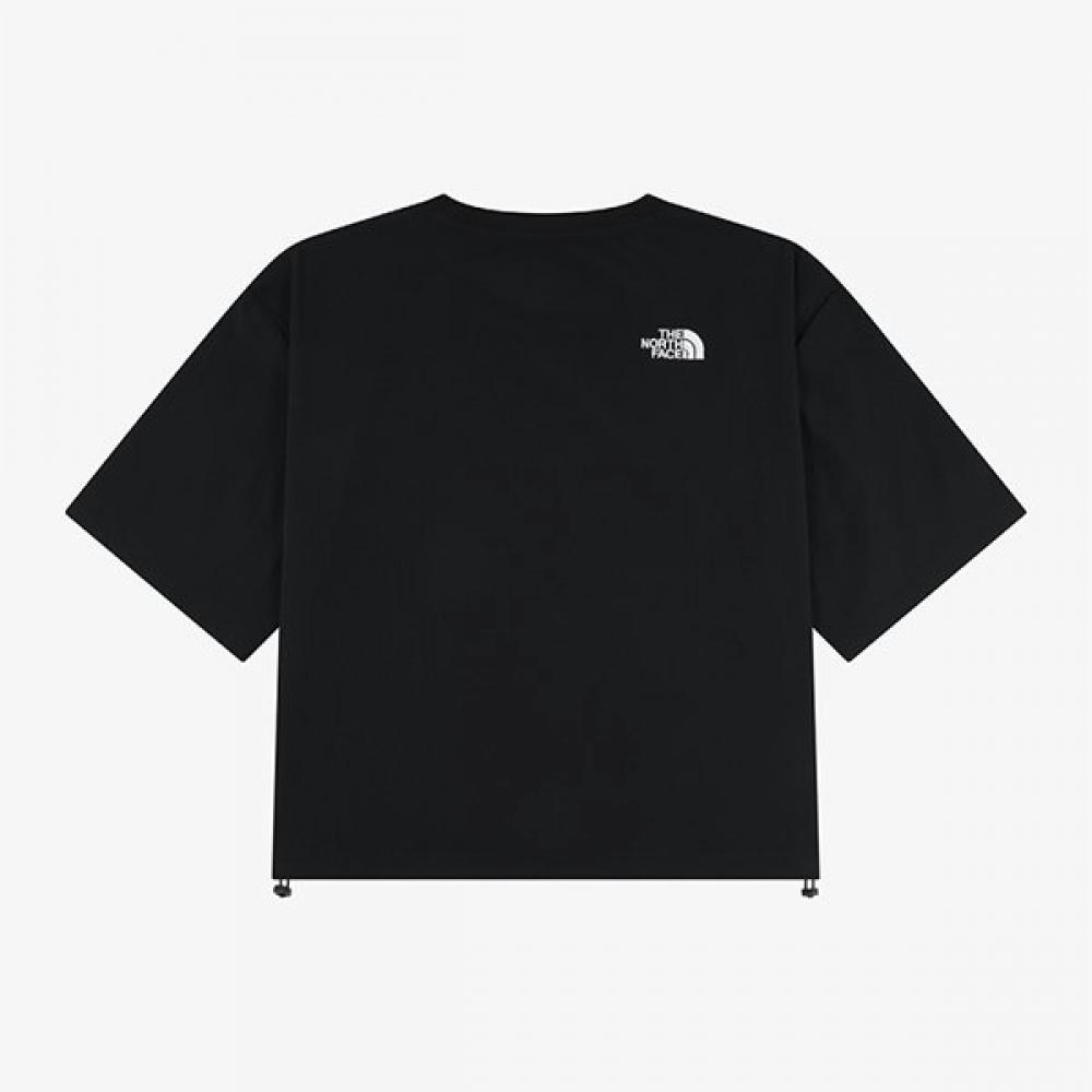 The North Face Women Ice Pulse Short Sleeve Tee White Blk Nt7us32j