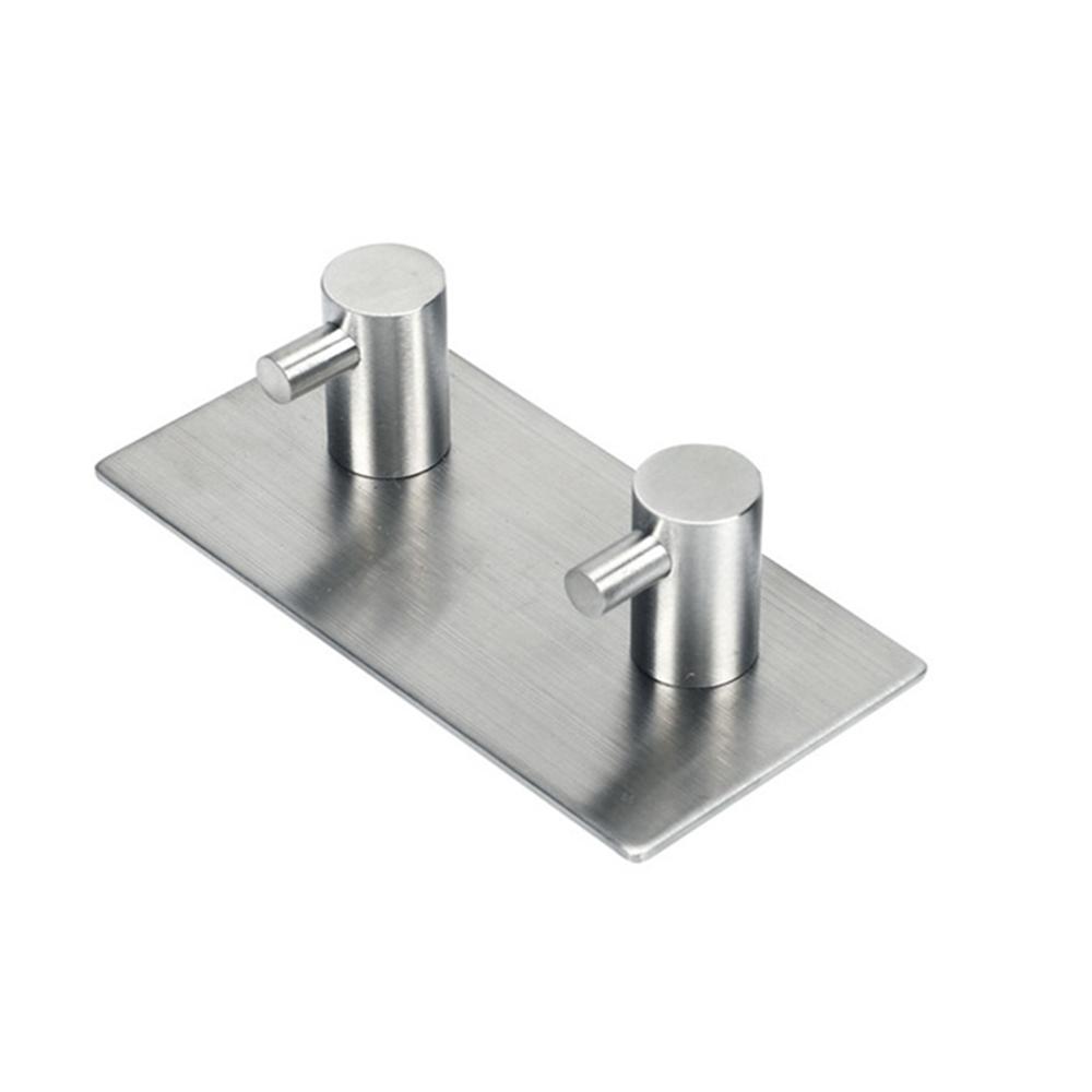Stainless Steel Wall Hook 3M Self Adhesive Wall Door Hook Towel Clothes Robe Rack Toilet Accessories Bathroom Shower Accessories