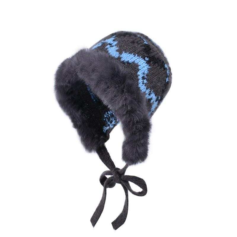 Knitted Hat Women Winter Warmth Windproof Beanie For Casual Fashion