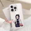 Cute S-Shinobu K-Kochos Phone Case For Iphone17 16 15 11 13 14 Pro Max 7 8 Plus X Xr Xs Max Se2020 12mini Transparent Cov