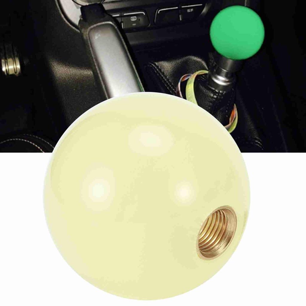 M12x1.25 Växelspaksknopp Fluorescerande Växelspaksknopp Akrylspak Handkula med M8M10x1.25 M10x1.5