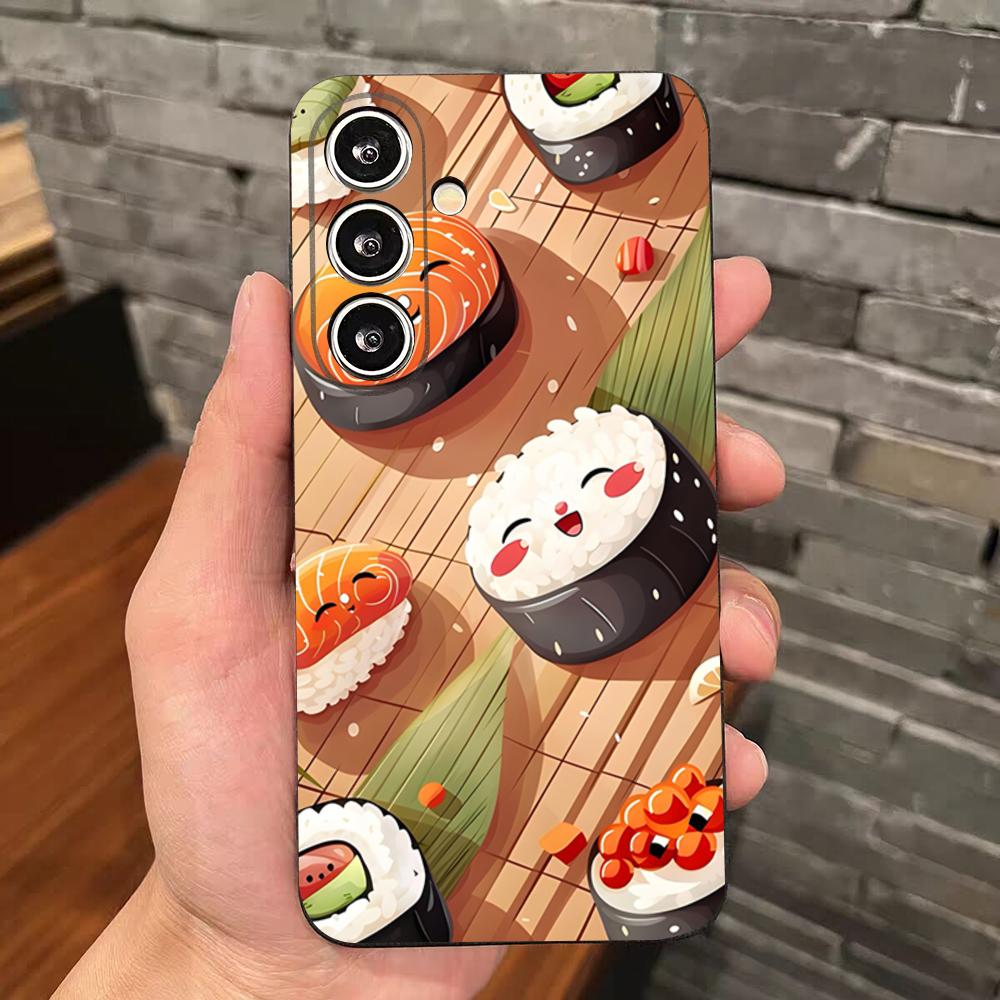 

Cartoon Sushi Good Phone Case For Samsung S26 S25 Edge S24 S23 S22 S21 S20 Ultra Plus Fe Galaxy Silicon Cover Galaxy S20