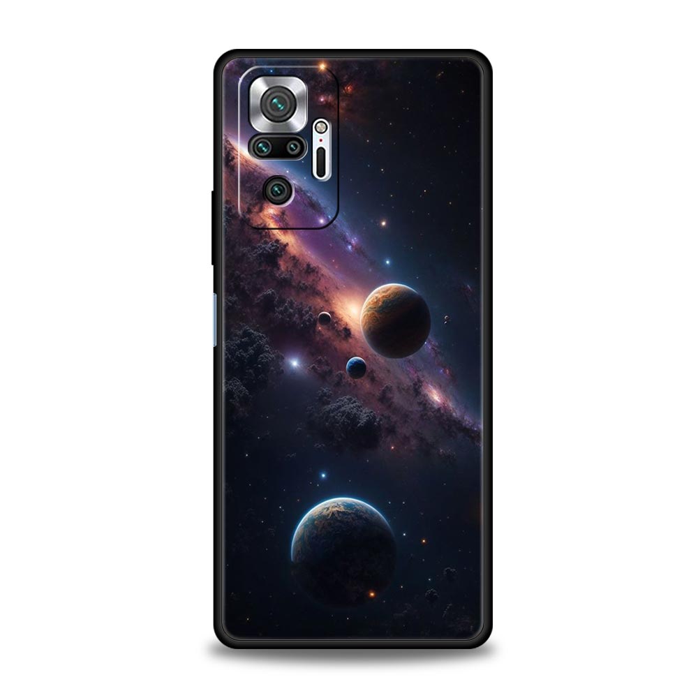 Handyhülle für Xiaomi Redmi Note 14 13 12 5G 9S 9 10 11 Pro Plus 4G 9T 14C 13C 12C 10C 9C 9A Weiche Hülle Erde Sterne Weltraum