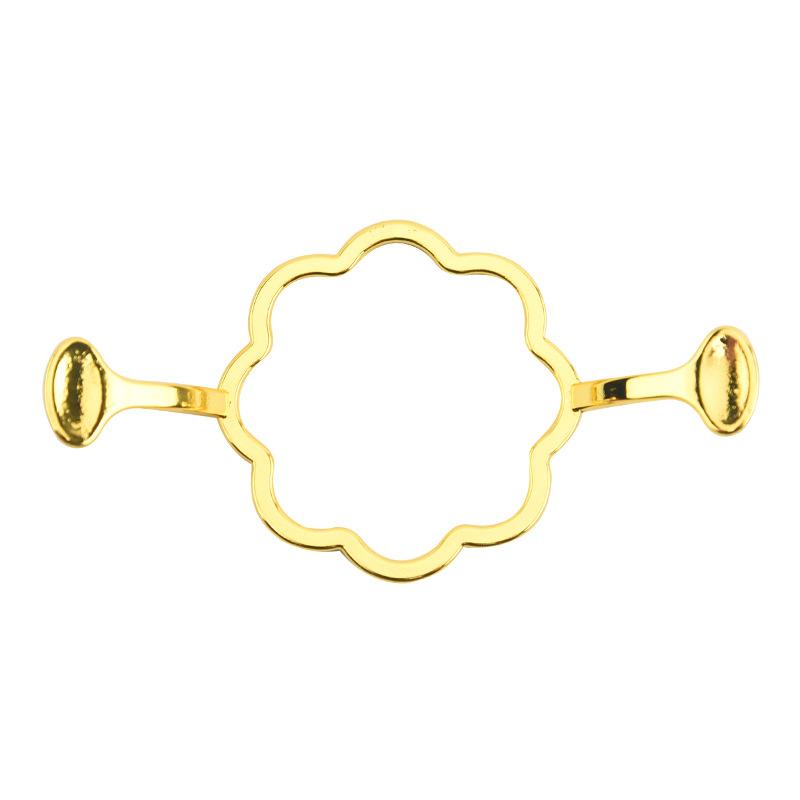 Wax Stamp Ring Metal Wax Seal Mold Round Flower Shape Envelope Invitation Decoration