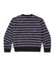 MMLG [Mmlg] Hairly Stripe Knit (Purple)