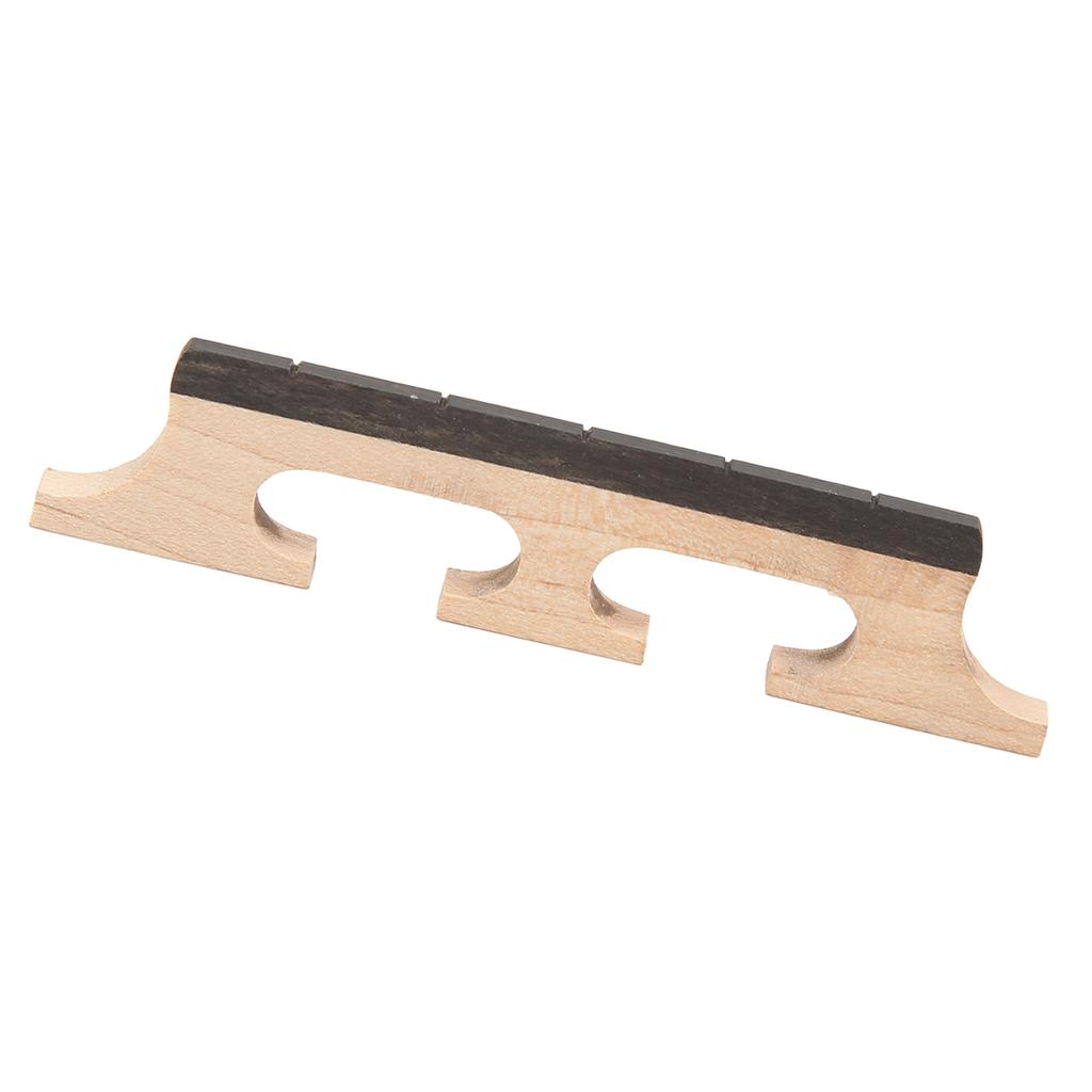 Banjo Bridge Maple Sturdy Lightweight Stable Clear Voice Transmission Wooden Banjo Bridge