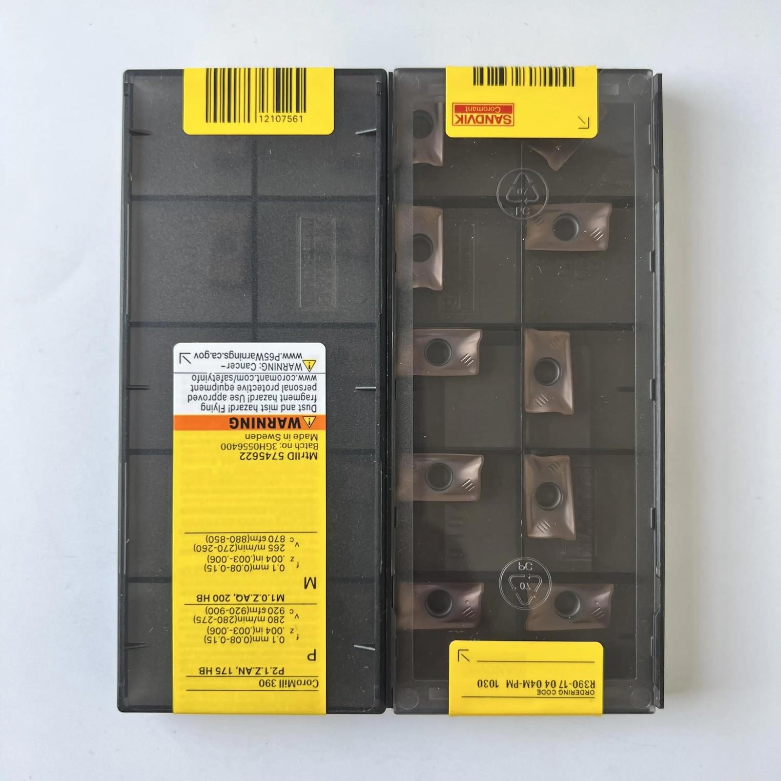 

Original Sandvik / R390-170404M-PM 1030 /CNC lathe carbide blade tool 10 Pcs