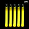 5/10pcs Glow Sticks With Hook 6 Inch Fluorescence Light Stick For Hiking Camping Outdoor Supplies Glow In The Dark Party Decor