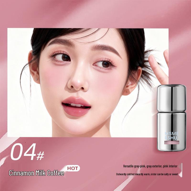 Natural Glow Long-lasting Matte Liquid Blush Gel - Easy Blend, Whitening & Brightening