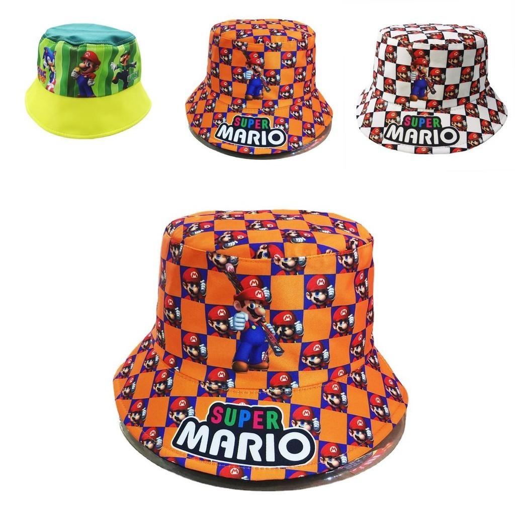 Super Mario Printed Fisherman Hat For Men And Women