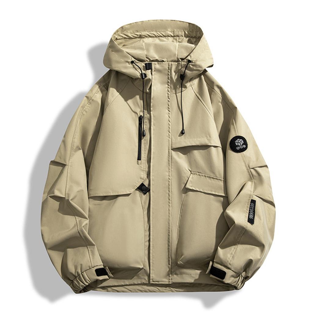 Women's Solid Color Fashionable Hooded Jacket