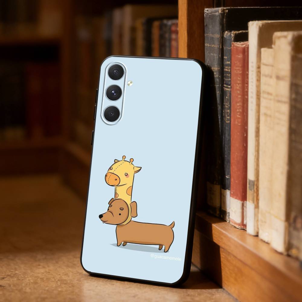 Dachshund Cartoon  Phone Case For Samsung S26,S25,S24,S23,S22,S21,Plus,Fe,Lite,Others Black Cover