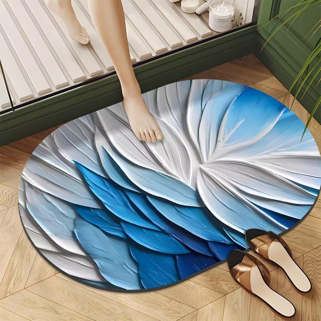 Ins Air Bathroom Floor Mat Bathroom Foot Mat Water Absorption Quick Drying Dirt Resistant Anti Slip Diatom Mud Soft Pad Foot Mat