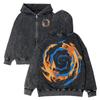 Naruto Vintage Oversized Hooded Jacket - Japanese Anime Style (Autumn/Winter)