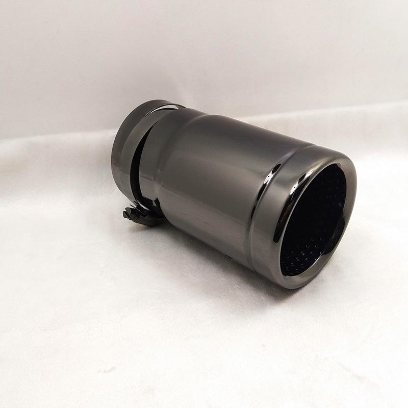 Stainless Steel Titanium Black Tailpipe for Tiguan, A1A3, CC, A6L, Wrangler, CX3, CX4, CX5, and Yihu.