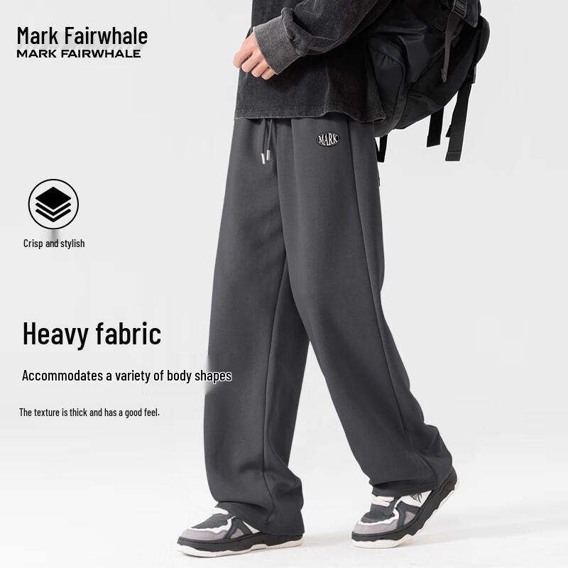 

Mark Fairwhale Men s Heavy Cotton Blend Straight-Leg Pants 5XL