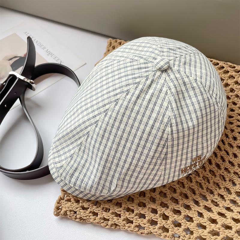 Reverse Beret Children Spring and Summer Cap Forward Hat Male Face Painter Newsboy Hat