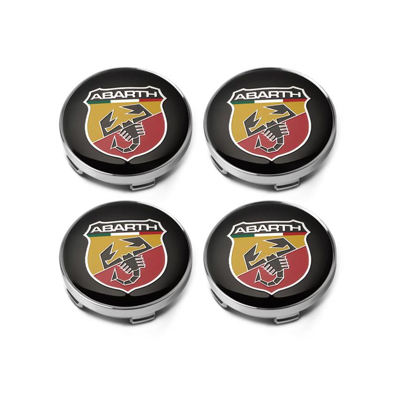 

4 шт. 56 мм Эмблема автомобиля Наклейки на центральные колпаки ступиц колес Для Abarth 500 Grande Stilo Punto Astra Bravo Крышка центра шины Значок Наклейка
