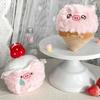 Cream Pig Ice Plush Stuffed Toy Cartoon Animal Cake Soft Fill Doll Children Gift