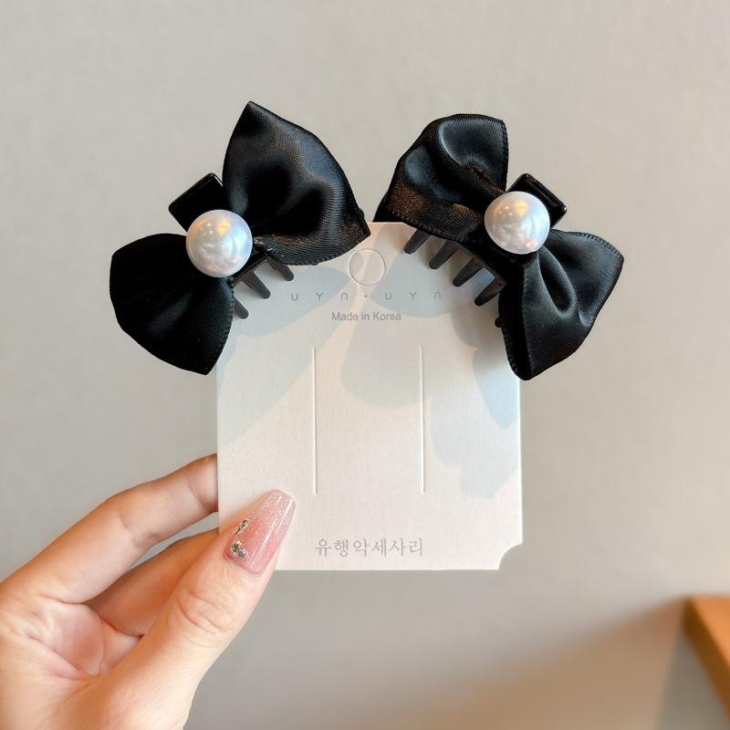 2PCS Dopamine Colored Hairpin Female Forehead Broken Hair Bangs Edge Clip Sweet Hairpin Headgear Korean High-end Duck Bill Clip