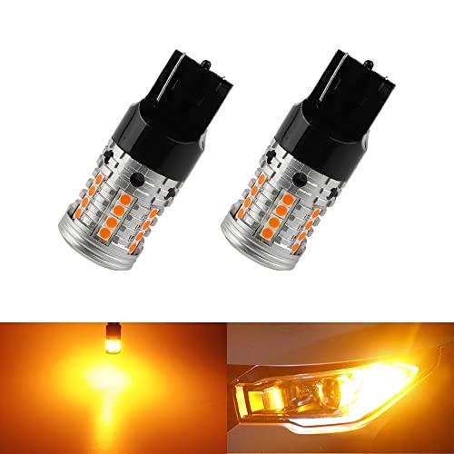 

Светодиодный указатель поворота Catland T20, одинарный янтарный, защита от высокой частоты мигания, 7440, WX3x16d, разница по контактам, встроенный канселлер, задняя лампа, передний встроенный