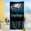 Philadelphia Eagles Personalized Text Beach Towel High Absorbency Quickdry Portable For Swimmingbeachcamping Travel Beach Accessoriesgym