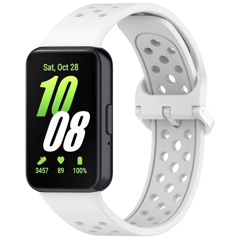 Prodyšný silikonový řemínek k hodinkám náhradní měkký náramek na hodinky pro Samsung Galaxy Fit3