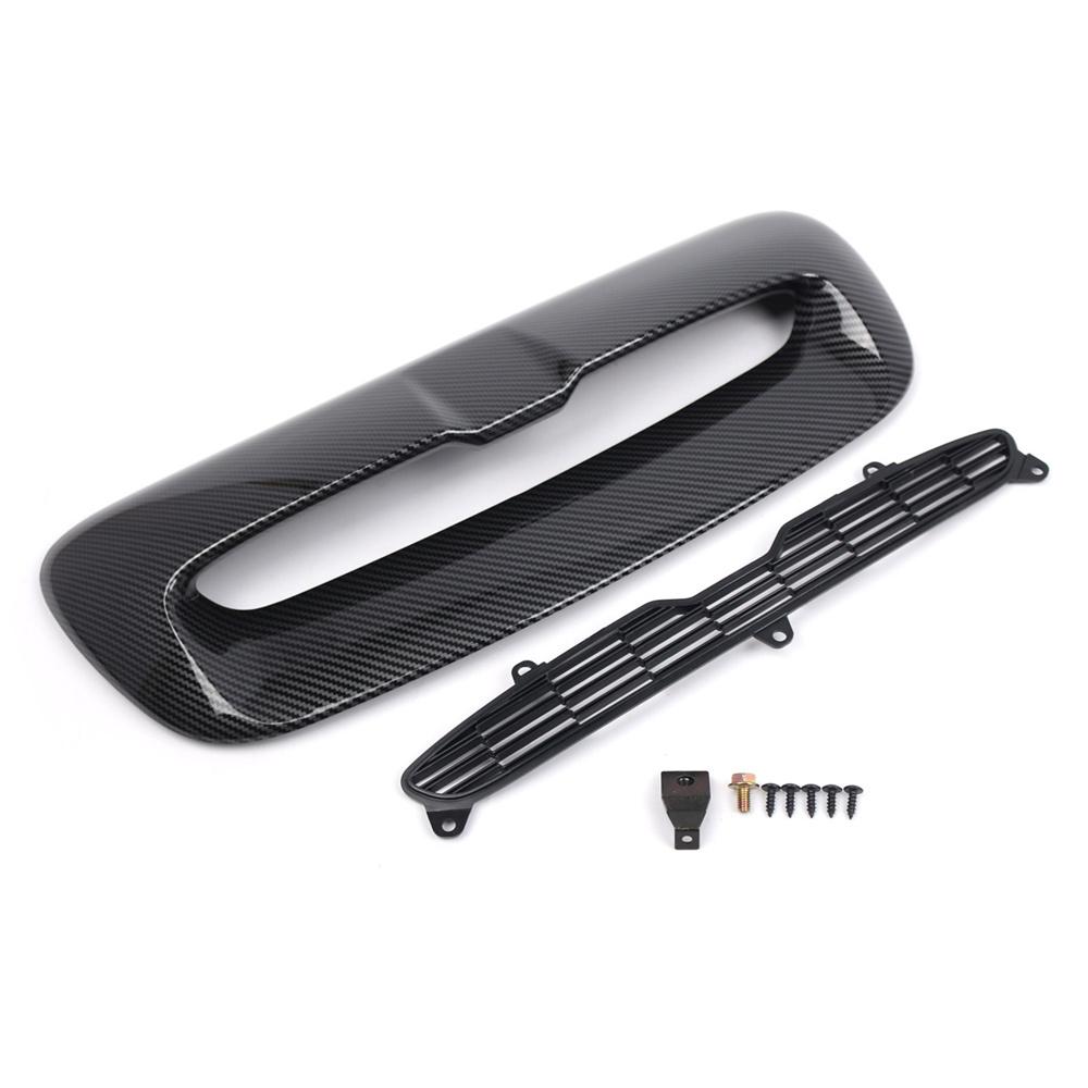 Carbon Fiber Front Air Hood Bonnet Vent W/ Grid For Mini Cooper S R56 2008-2013
