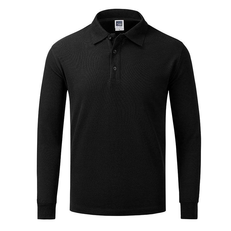 Custom Embroidered Long Sleeve Polo Shirt with Logo