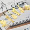 1pc Music-Inspired Metal Bookmark - Unique Instrument Design for Book and Music Lovers, Piano,Guitar,Organ,Harp,Violin, Trumpet Options Available